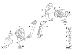 Датчик регулировки угла наклона фар