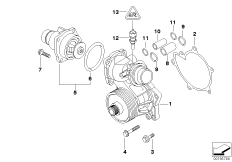 Водяная помпа сист.охлаждения/термостат