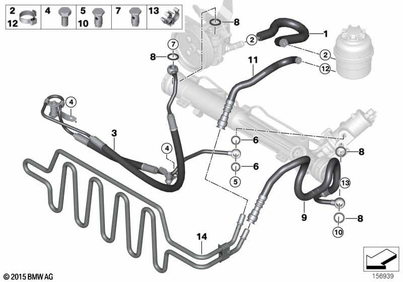 Маслопроводы гидроусилителя рул.управл.