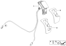 Сиденье Пд-механизм разблокировки спинки