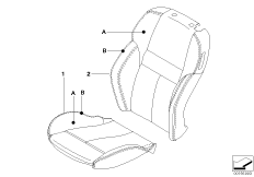 Инд. обивка спортивного сиденья Пд