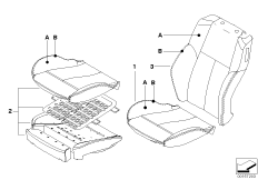 Инд. обивка спортивного сиденья Пд