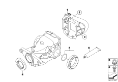 Комплект уплотнителей редукт.задн.моста