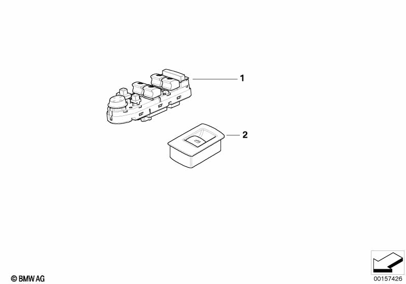 Выключатель cтеклоподъемника