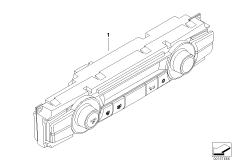 Панель упр.автом.сист.кондицион.Basis