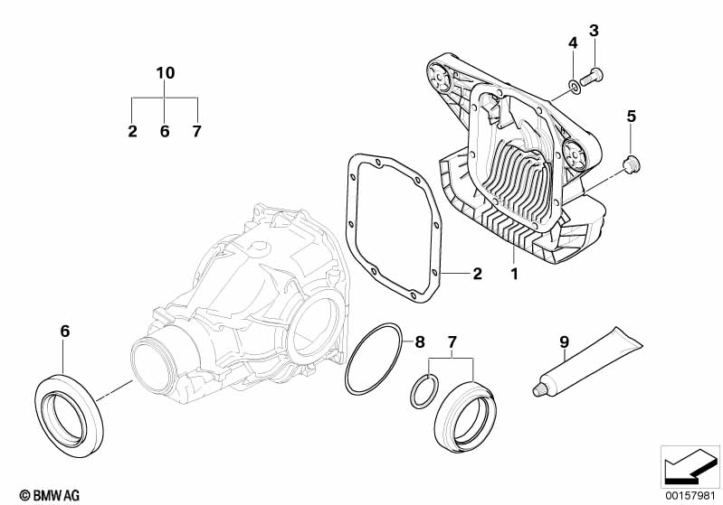 E46 Крышка редуктора