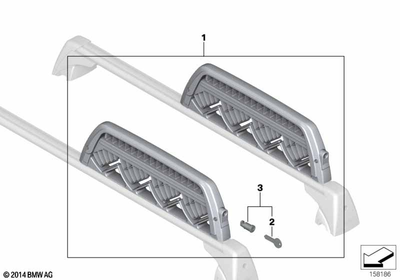 Фиксатор для лыж/сноуборда