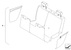 Покрывало для задних сидений