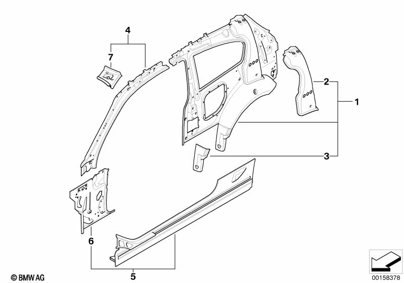 Детали бокового каркаса