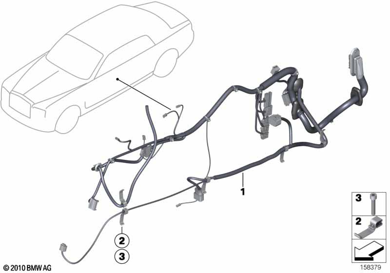 Жгут проводов двери