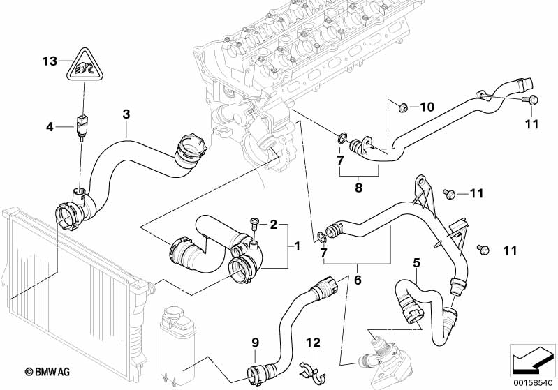 Гайка шестигранная с шайбой