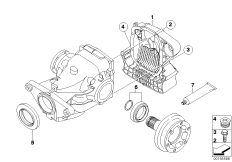 Комплект уплотнителей редукт.задн.моста