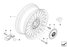 дисковое колесо легкосплавное