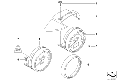 Отдельные приборы на рулевой колонке