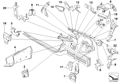 Кронштейн передка Л