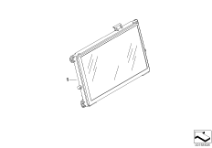 Монитор в задней части салона