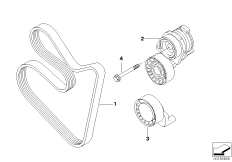 Ременный привод центробежн.компрессора
