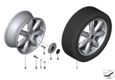 Л/с д.MINI Night Spoke с ш.для авар.р.