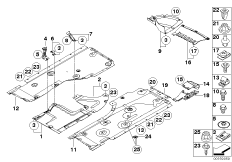 Облицовка днища кузова
