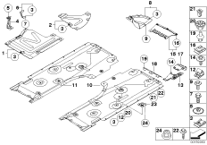 Облицовка днища кузова