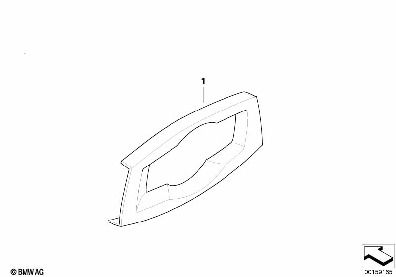 Накладка блока управл.освещ. Individual