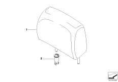 Подголовник заднего сиденья
