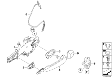 Система замков задней двери I