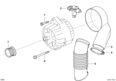 Детали генератора на 140 А
