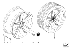 Л/c д.BMW со звезд.сп., д.128 без PA337