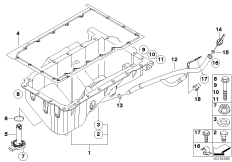 Масляный картер/маслоизмерит.приспособл.