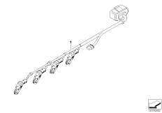 Жгут проводов двигат.-предпуск.подогрев