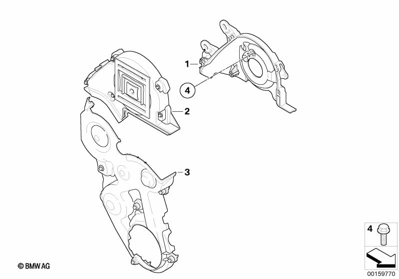 Корпус блока ГРМ