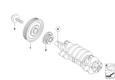 Демпфер крут.колебаний ременного прив.