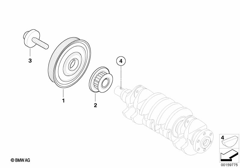 Демпфер крут.колебаний ременного прив.