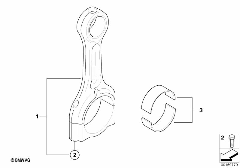 Шатун кривошипно-шатунного механизма