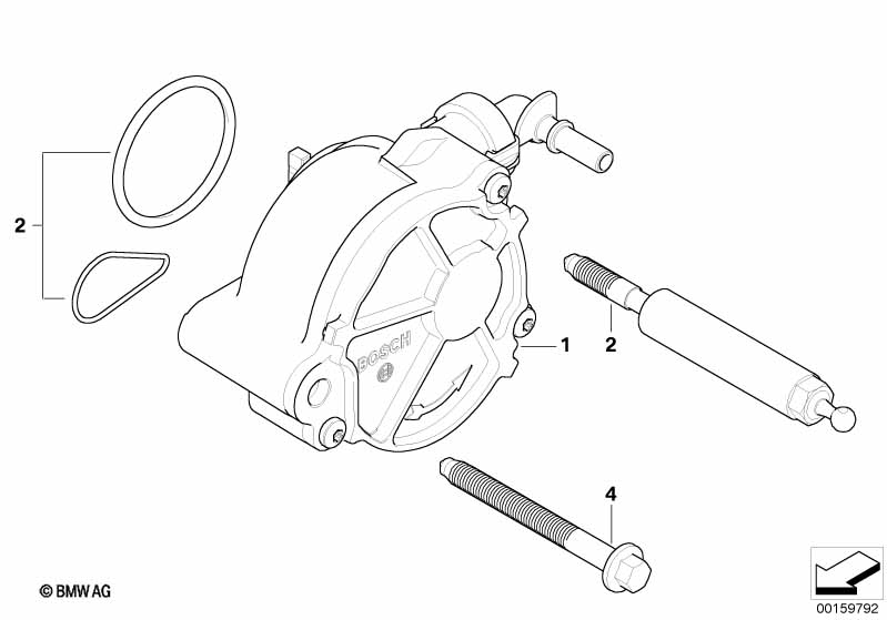 Вакуумный насос с трубопроводом