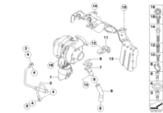 Турбонагнетатель со смазкой
