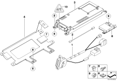 Детали SA 630 в багажнике