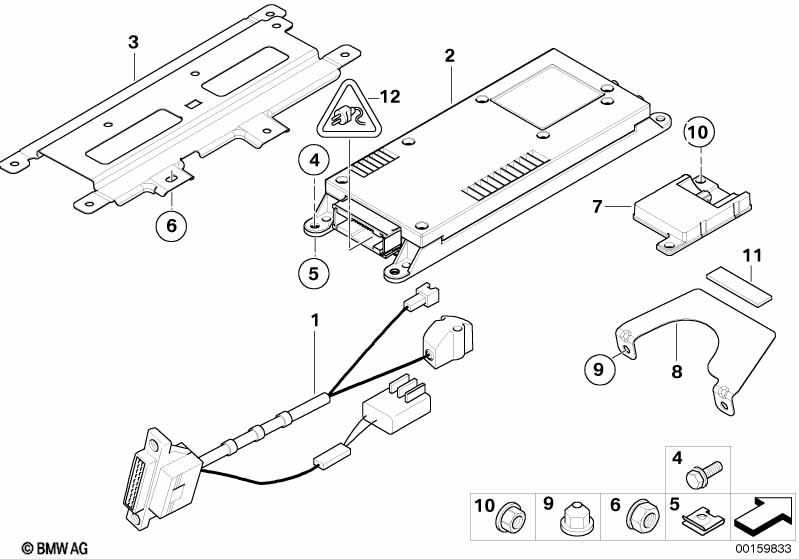 Детали SA 630 в багажнике