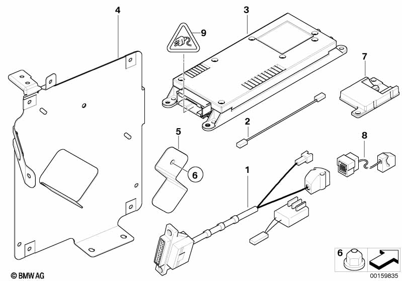 Детали SA 630 в багажнике
