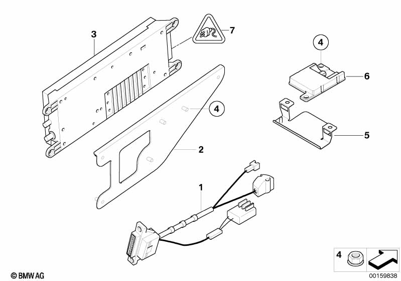 Детали SA 630 в багажнике