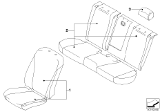 Обивка подушки мутон