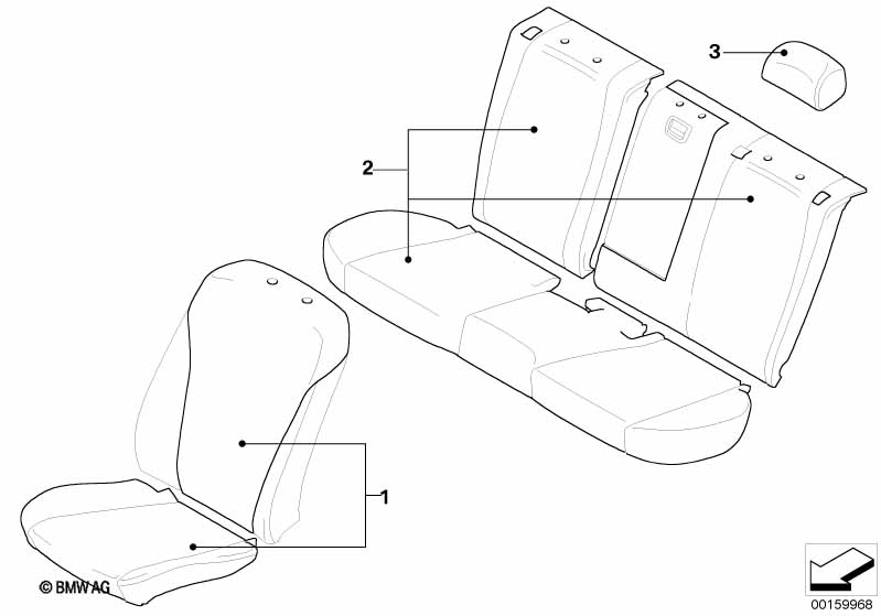 Обивка подушки мутон