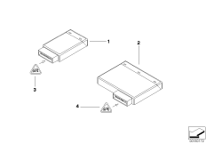 ЭБУ коммутац.центра в центр.консоли