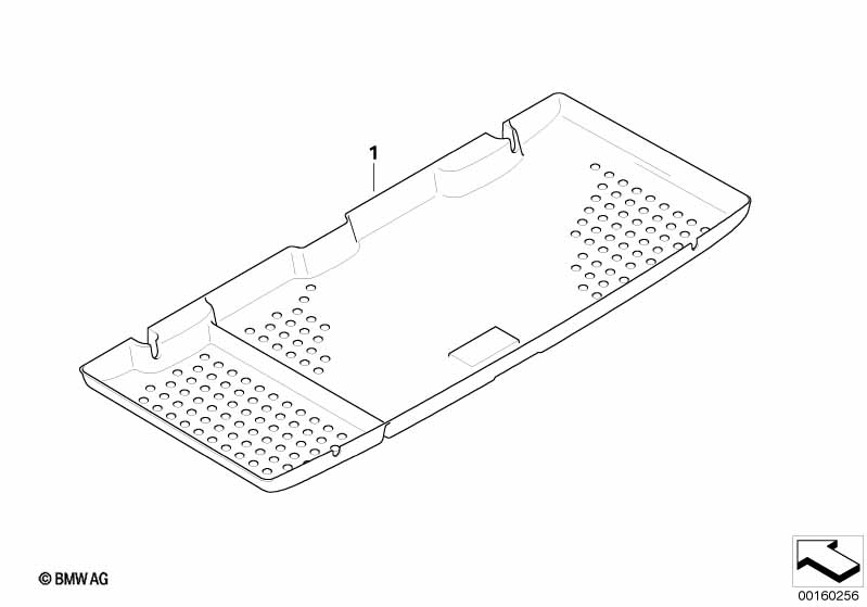 Фасонный коврик для багажника