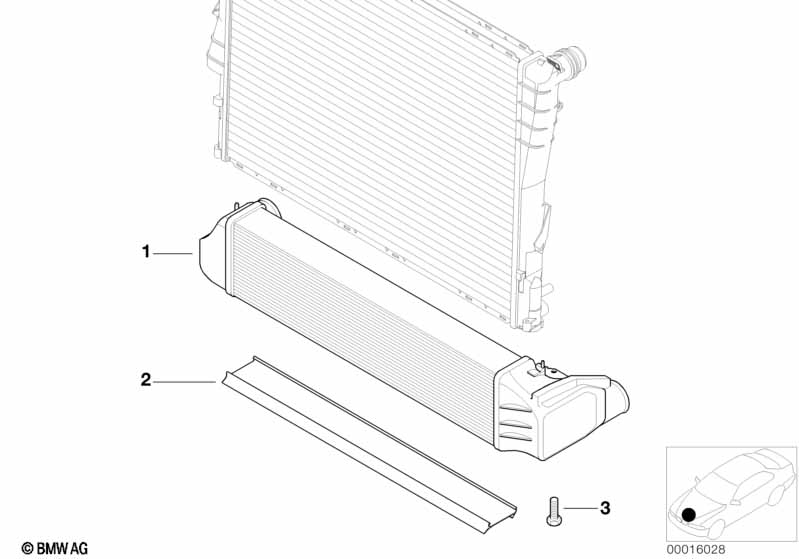 Система охлаждения наддувочного воздуха