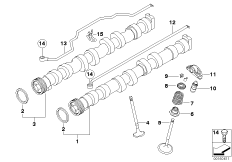 Распредвал мех.клап.газораспред./клапаны