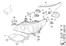 Детали ксеноновой фары / ALC