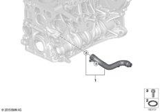 Водяной шланг системы охлаждения