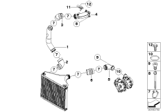 Система впуска воздуховода наддув.возд.